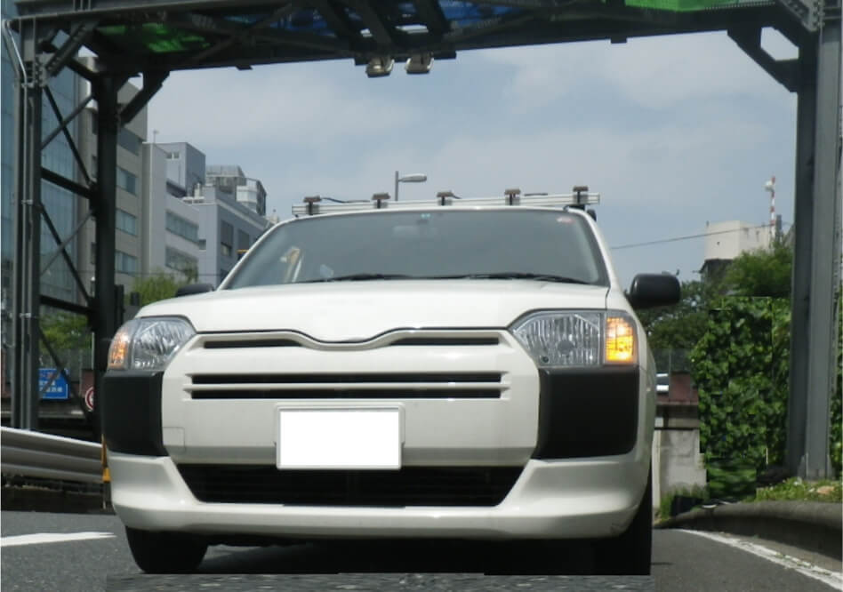 車載測定の様子