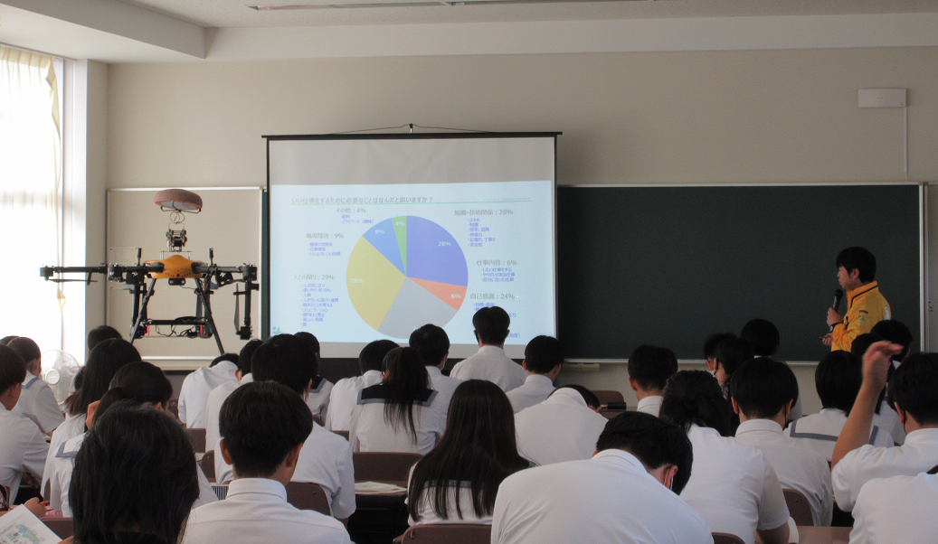 福島三技協　地元高校生に向けたドローン活用の出前講座を実施 ～福島県の次世代イノベーション人材育成の一端を担う～